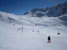 Markus auf der Piste Pyramides (10. März)