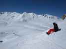 Markus auf der Montagne du Charvet (11. März)