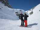 Ich und Markus im Vallon de la Ruisseau (12. März)