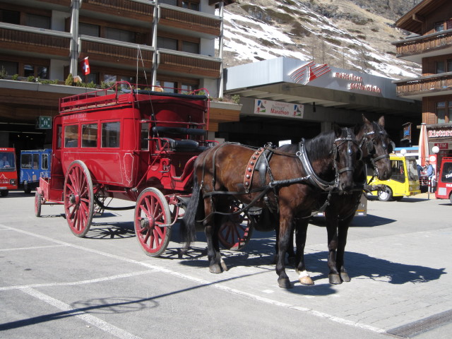 Bahnhof Zermatt, 1.605 m (19. M&auml;rz)