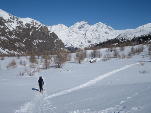 Herbert zwischen Obere Stafelalp und Zmuttgletscher (19. M&auml;rz)