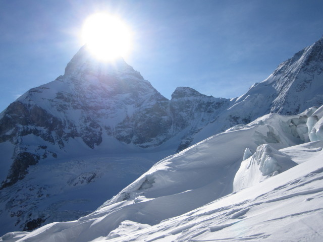 Matterhorn vom Tiefmattengletscher aus (20. M&auml;rz)