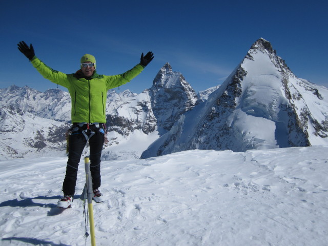 Rudolf auf der Tete de Valpelline, 3.799 m (20. M&auml;rz)