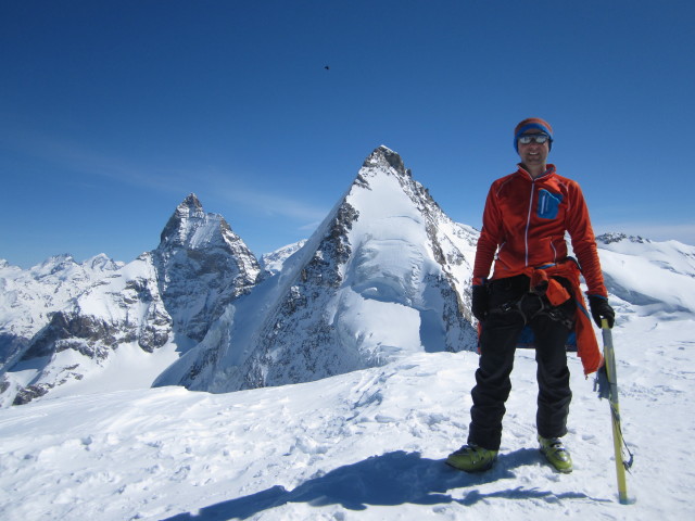 Ich auf der Tete de Valpelline, 3.799 m (20. M&auml;rz)