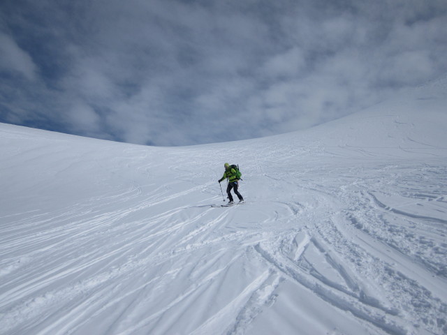 Rudolf am Glacier du Mont Miné (20. März)