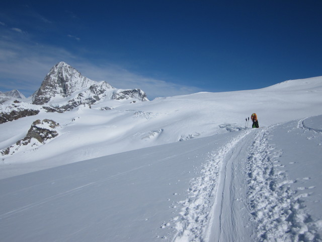 Rudolf am Glacier du Mont Miné (20. März)