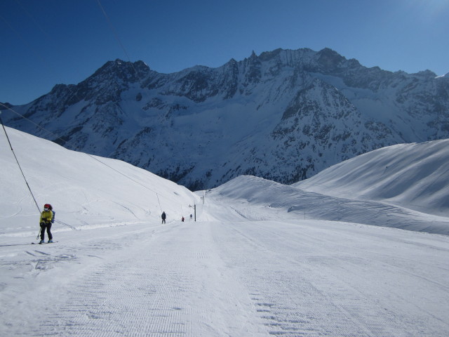 Anabel und Wolfgang im T&eacute;l&eacute;ski Les Fontanesses I (21. M&auml;rz)