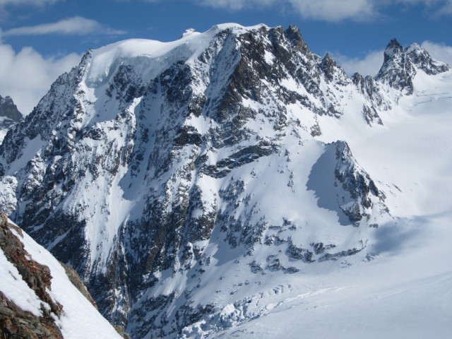 Mont Collon von der Cabane des Vignettes aus (21. März)