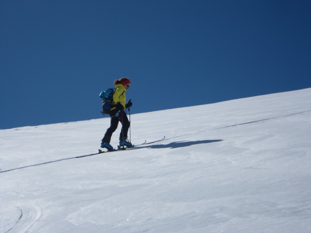 Anabel am Glacier du Brenay (22. März)