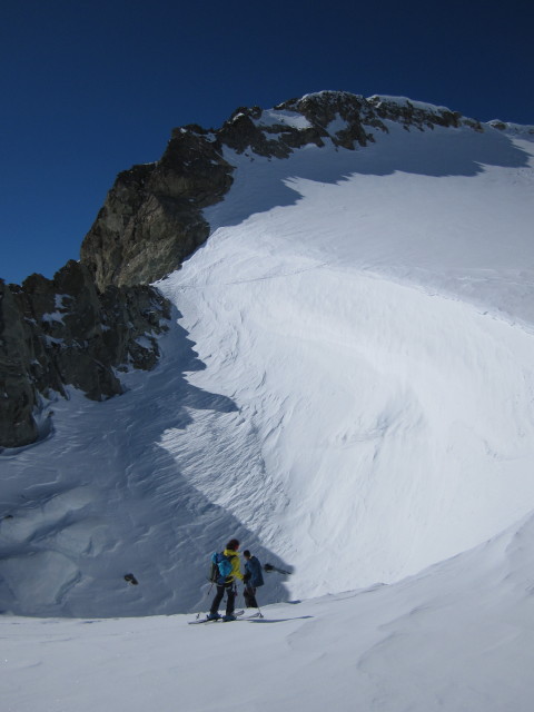 Anabel und Wolfgang am Glacier du Brenay (22. M&auml;rz)