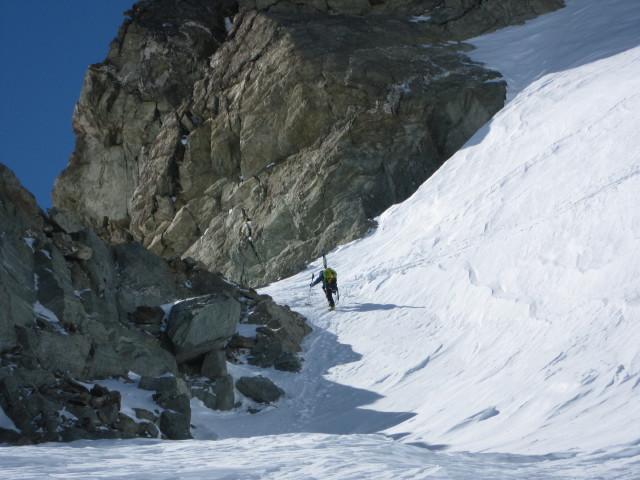 Wolfgang am Col Nord des Portons, 3.366 m (22. M&auml;rz)