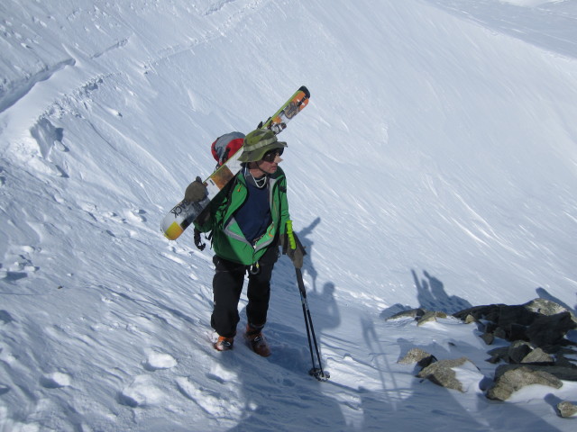 Herbert am Col Nord des Portons, 3.366 m (22. März)