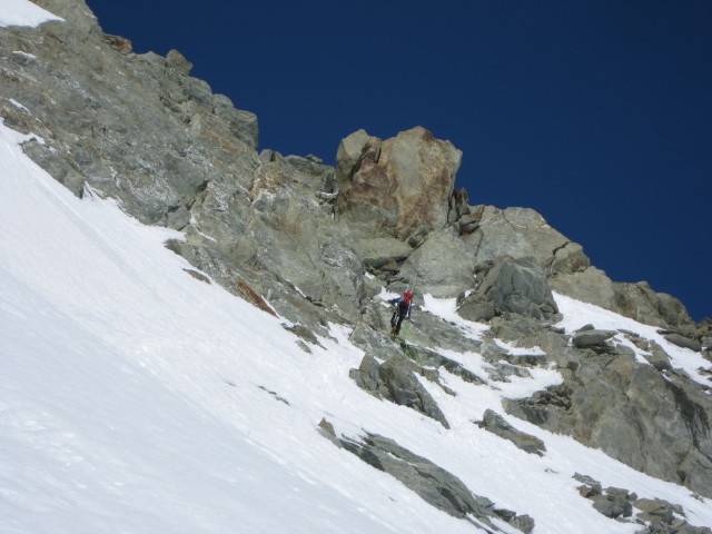 Wolfgang zwischen Col Nord des Portons und Glacier du Brenay (22. M&auml;rz)