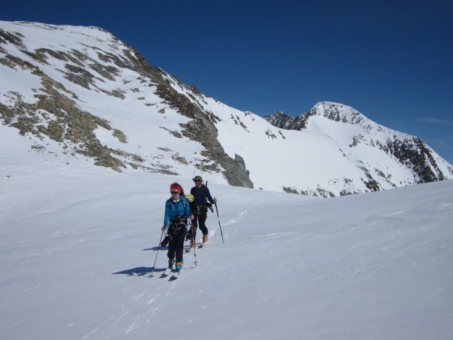 Anabel und Herbert am Glacier du Brenay (22. März)