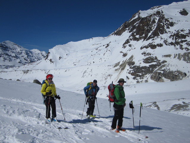 Anabel, Wolfgang und Herbert in Les Portons (22. M&auml;rz)
