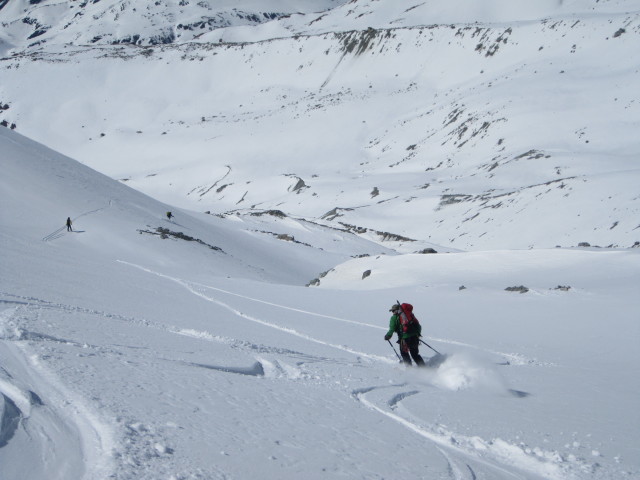 Anabel, Wolfgang und Herbert in Les Portons (22. M&auml;rz)