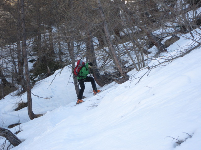 Herbert zwischen Places und Glacier (23. M&auml;rz)