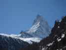 Matterhorn von Zermatt aus (19. März)