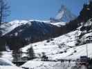 Matterhorn von Zermatt aus (19. März)