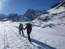 Wolfgang und Rudolf am Zmuttgletscher (19. März)