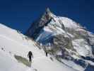 Rudolf und Wolfgang zwischen Zmuttgletscher und Schönbielhütte (19. März)