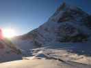 Matterhorn vom Zmuttgletscher aus (20. März)