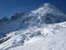 Dent d'Hérens vom Tiefmattengletscher aus (20. März)