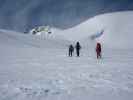 Erich, ? und Birgit am Stockjigletscher (20. März)