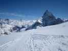 Matterhorn vom Stockjigletscher aus (20. März)