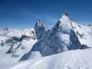 Matterhorn und Dent d'Hérens von der Tete de Valpelline aus (20. März)