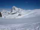 Glacier du Mont Miné vom Col de Bertol aus (20. März)