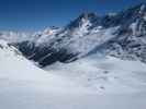 zwischen Glacier de Tsijiorne Nouve und Glacier de Pièce (21. März)