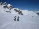 Rudolf und Wolfgang am Glacier de Pièce (21. März)