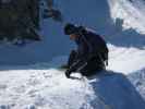 Wolfgang bei der Cabane des Vignettes, 3.160 m (21. März)