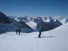 Wolfgang, Herbert und Anabel am Glacier du Brenay (22. März)