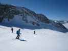 Herbert, Anabel und Wolfgang am Glacier du Brenay (22. März)