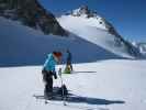 Anabel und Wolfgang am Glacier du Brenay (22. März)