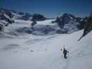 Anabel und Herbert zwischen Col Nord des Portons und Glacier du Brenay (22. März)