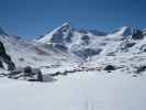 Anabel und Wolfgang zwischen Glacier du Brenay und Tsè des Violettes (22. März)