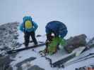 Anabel und Wolfgang im Fenetre de Durand, 2.805 m (23. März)