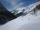 Wolfgang und Anabel zwischen Places und Glacier (23. März)