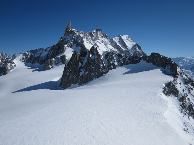 Aiguilles du Géant von der Punta Helbronner aus