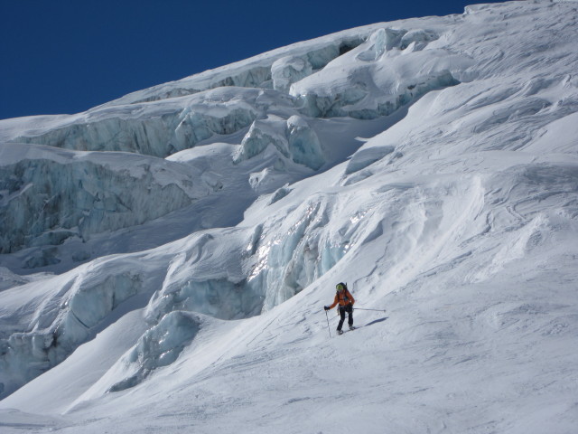 Herbert bei den Séracs du Géant