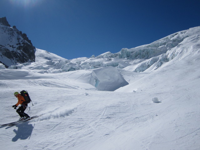 Herbert bei den Séracs du Géant