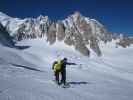 Anabel und Wolfgang am Glacier du Géant