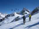 Wolfgang und Anabel am Glacier du Géant