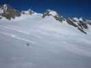 Wolfgang und Anabel am Glacier du Géant