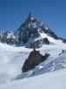 Aiguilles du Géant vom Glacier du Géant aus