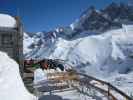 Rudolf, Herbert und Wolfgang beim Rifugio du Requin, 2.516 m