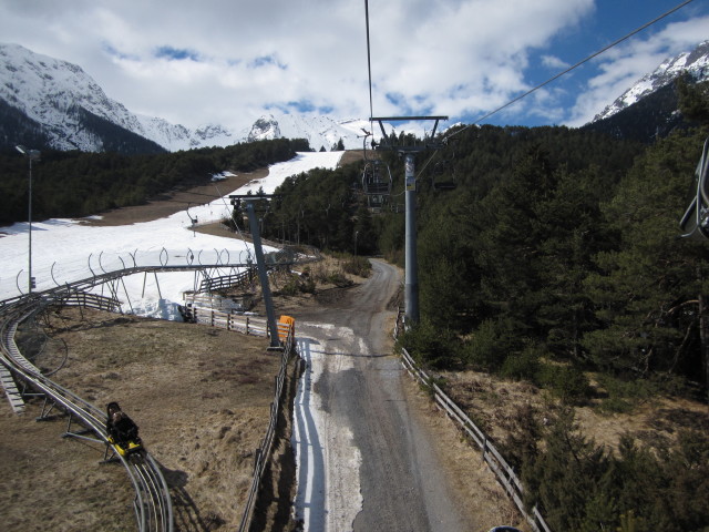 Alpine Coaster von der Untermarkter Alm-Bahn aus